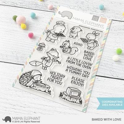 Mama Elephant Clear Stamps - Baked With Love